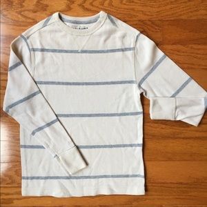 Arizona size Medium  boys Long sleeve striped tee shirt.